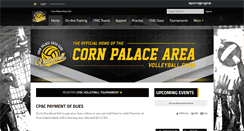 Desktop Screenshot of cpacvolleyball.com